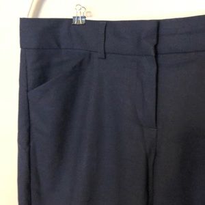 Navy Theory Suit or Work pants.